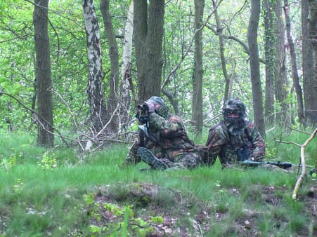 I det åbne land er camouflage helt afgørende.
